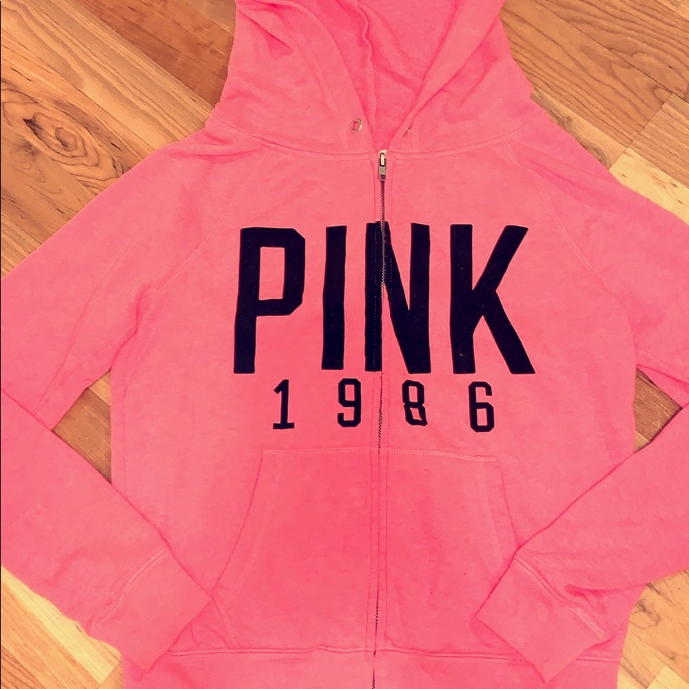 PINK by Victoria Secret size small zip sweatshirt!